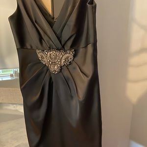 David Meister rhinestone cocktail dress